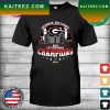 Georgia Bulldogs 2023 CFP National Champions signatures T-shirt