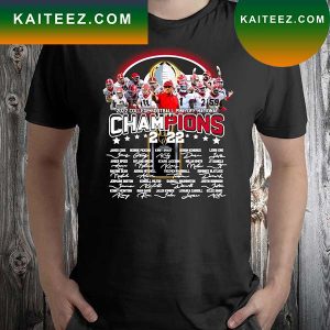 Georgia Bulldogs 2023 College Football Playoff National Champions 2023 signatures T-shirt