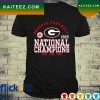 Georgia Bulldogs Back To Back National Champions 2023 T-shirt