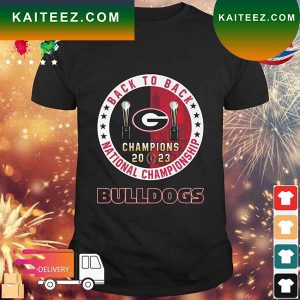 Georgia Bulldogs Back To Back 2023 National Championship T-shirt