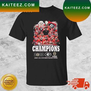 Georgia Bulldogs CFP National Champions 2023 College Football Playoffs T-shirt