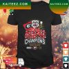 Georgia Bulldogs College Football Playoff 2022 National Champions Tri-Blend Modern T-Shirt