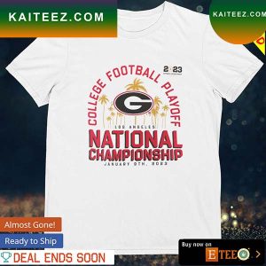 Georgia Bulldogs College Football Playoff 2023 National Championship T-shirt