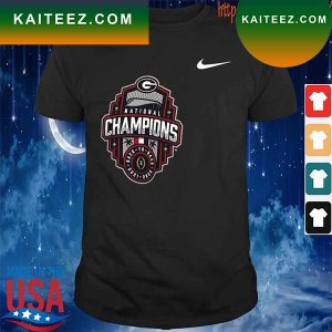 Georgia Bulldogs Nike College Football Playoff 2022 National Champions Logo T-Shirt