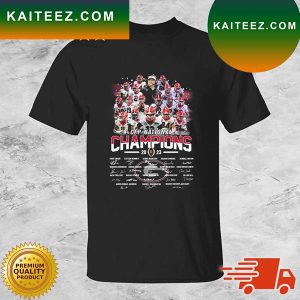 Georgia Bulldogs Team Football CFP National Champions 2023 Signatures T-shirt