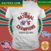 Georgia Bulldogs Uga Mascot Back To Back Bulldogs 2022-2023 National Champions Damn Good Dawgs T-shirt