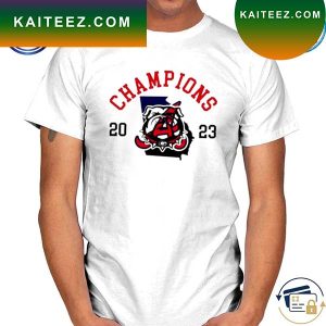 Georgia Bulldogs vs Atlanta Braves National Champion 2023 T-shirt