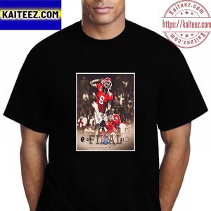 Georgia Football 2022 Chick-fil-A Peach Bowl Champions Vintage T-Shirt