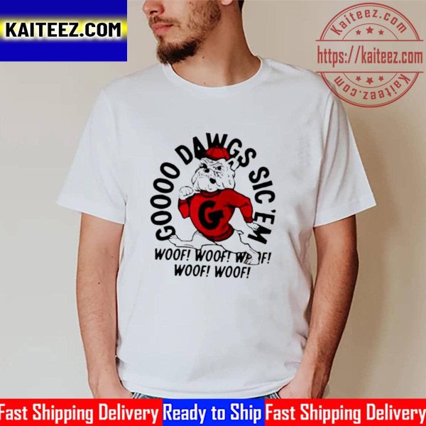 Georgia Go Dawgs Football Go Dawgs 2023 Vintage T-Shirt