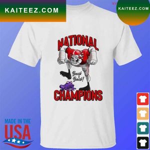 Georgia National Back to back champions T-shirt