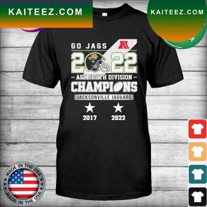 Go Jags 2022 Afc south division Champions Jacksonville Jaguars T-shirt