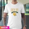 Green Bay Packers Baby Yoda Is A Green Bay Packers Fan Unique T-Shirt