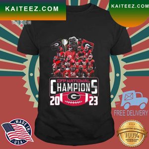 Hot Georgia Bulldogs 2023 CFP National Champions T-shirt