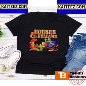 Houses And Humans Cartoon Dungeons Vintage T-Shirt