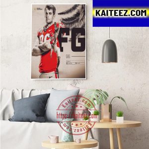Jack Podlesny FG Georgia Football In National Championship Art Decor Poster Canvas