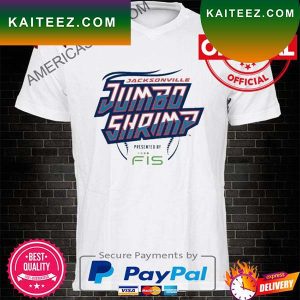 Jacksonville jumbo shrimp presented by fis 2023 T-shirt