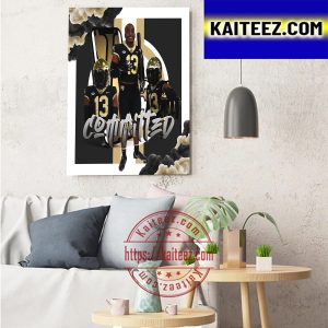 Jacob Roberts Committed Wake Forest Football Art Decor Poster Canvas