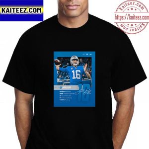 Jared Goff Goffense-Offense Of Detroit Lions NFL Vintage T-Shirt