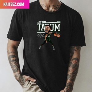 Jayson Tatum Funny Cartoon With His Signature Style T-Shirt