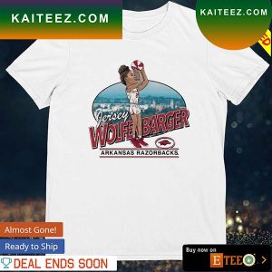 Jersey Wolfenbarger Arkansas Razorbacks caricature T-shirt