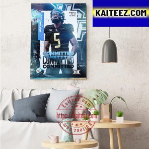 Jireh Wilson Committed UCF Knights Football Art Decor Poster Canvas