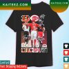 Joe Burrow Snow Burrow Cincinnati Football T-Shirt