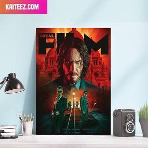 John Wick Chapter 4 Keanu Reeves x Bill Skarsgard x Donnie Yen Home Decor Canvas-Poster