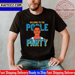 Jordan Poole Welcome To The Poole Party Vintage T-Shirt