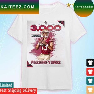Jordan Travis Florida State Seminoles 3000 Passing Yards 2022 season T-shirt