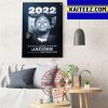 Justin Jefferson 2022 Receiving Title Minnesota Vikings NFL Art Decor Poster Canvas