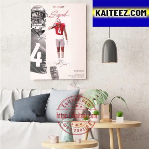 Josh Kellz Signed Washington State Football Art Decor Poster Canvas
