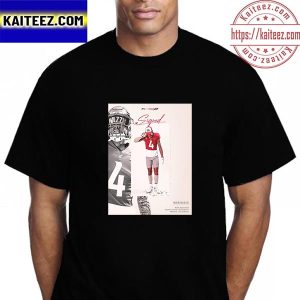 Josh Kellz Signed Washington State Football Vintage T-Shirt