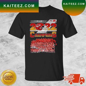 Kansas City Chiefs Team Players 2022 AFC Champions T-shirt