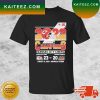 Kansas City Chiefs Vs Philadelphia Eagles 2023 Super Bowl LVII Arizona T-shirt