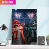 Kansas City Chiefs vs Philadelphia Eagles The Super Bowl LVII Is Set Home Decor Canvas-Poster