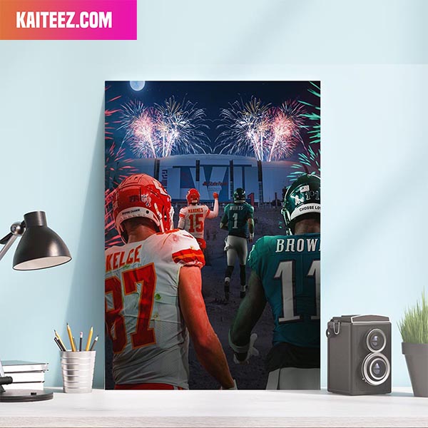 NFL Monday Night Football Kansas City Chiefs Vs Philadelphia Eagles Rematch Nov  20 Home Decor Poster Canvas - Mugteeco