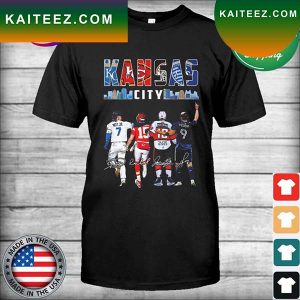 Kansas City Sport Bobby Witt Jr. Patrick Mahomes II Mike McKenna and Alan Pulido signatures T-shirt