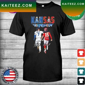 Kansas Sport Bobby Witt Jr. and Patrick Mahomes II signatures T-shirt