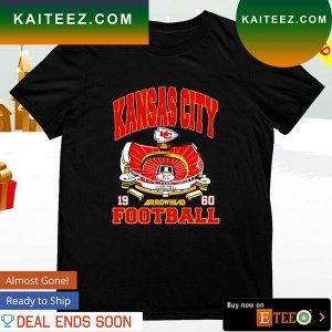 Kansas city football arrowhead 1960 T-shirt