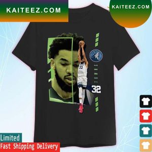 Karl-Anthony Towns Minnesota Timberwolves Jump Pass T-Shirt