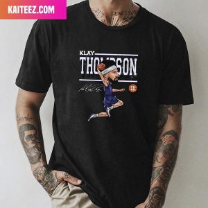 Klay Thompson Golden State Warriors With His Signanture Style T-Shirt