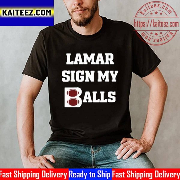 Lamar Sign My Balls Vintage T-Shirt