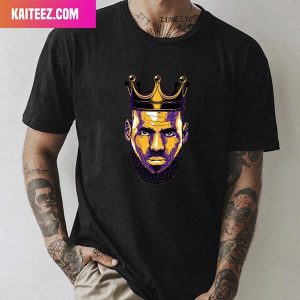 LeBron The King James Crown – Second Player Hit 38K Points In NBA History Unique T-Shirt