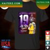 Lebron James 19th nba all star appearance team captain 2023 T-shirt