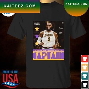 Lebron james voted captain of all-star game T-shirt