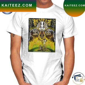 Levels the  New Orleans Saints all time sacks leader T-shirt