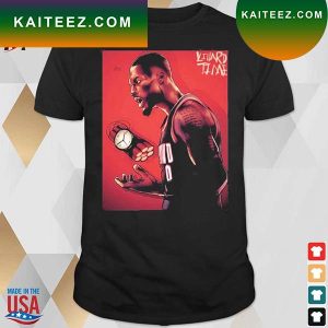 Lillard time graphic Damian Lillard basketball t-shirt