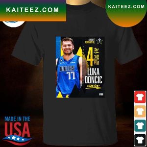 Luka Doncic 4th nba all star appearance team captain T-shirt