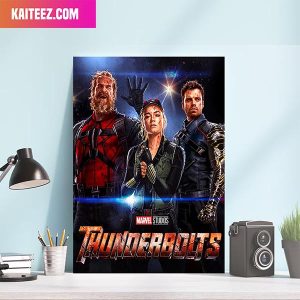 Marvel Studios Thunderbolts Yelena Belova x Red Guardians x Winter Soldier Canvas-Poster