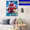 Matthew Tkachuk Is Diamond Player Of The Month For Florida Panthers Art Decor Poster Canvas